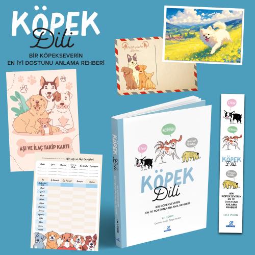 Kedi Dili ve Köpek Dili - Kartpostal - Ayraç - Aşı Takip Kartı - İkili Kedi Dili ve Köpek Dili - Kartpostal - Ayraç - Aşı Takip Kartı - İkili