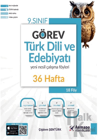 9. Sınıf Görev Türk Dili ve Edebiyatı Yeni Nesil Çalışma Föyleri (36 H