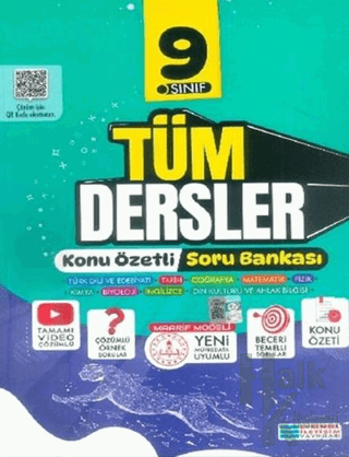 9. Sınıf Tüm Dersler Soru Bankası - Halkkitabevi