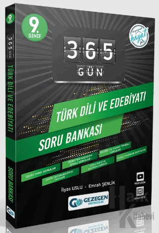 9. Sınıf Türk Dili ve Edebiyatı 365 Gün Soru Bankası - Halkkitabevi