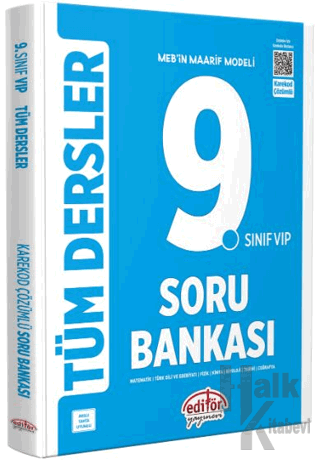 9. Sınıf VIP Tüm Dersler Soru Bankası - Halkkitabevi