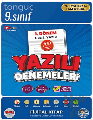 9. Sınıf Yazılı Denemeleri 1. Dönem 1 ve 2. Yazılı - Halkkitabevi