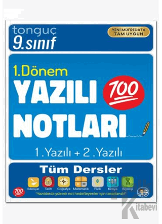 9. Sınıf Yazılı Notları 1. Dönem 1 ve 2. Yazılı - Halkkitabevi