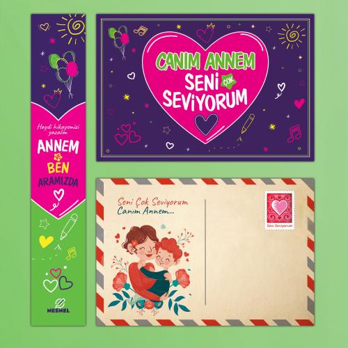 İyi Ki Varsın Anne Ayraç Kartpostal - Halkkitabevi İyi Ki Varsın Anne Ayraç Kartpostal - Halkkitabevi