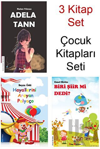 Adela Tann - Biri Şiir Mi Dedi? - Hayallerini Arayan Palyaço Çocuk Kitapları Seti (3 Kitap)