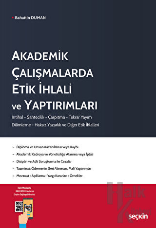 Akademik Çalışmalarda Etik İhlali ve Yaptırımları