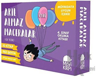 Akıl Almaz Maceralar 4. Sınıf Okuma Seti (10 Kitap Takım)