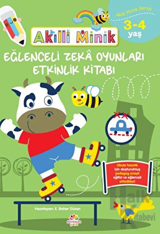 Akıllı Minik Eğlenceli Zeka Oyunları Etkinlik Kitabı 3-4 Yaş