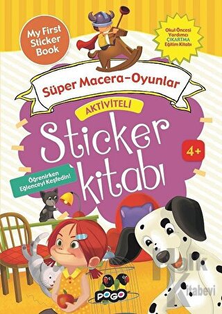 Aktiviteli Sticker Kitabı - Süper Macera - Oyunlar