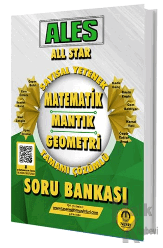 Ales All Star Sayısal Yetenek Çözümlü Soru Bankası - Halkkitabevi