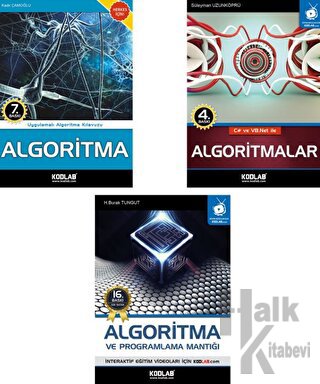 Algoritma Eğitim Seti (3 Kitap Takım) - Halkkitabevi