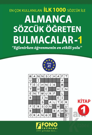 Almanca Sözcük Öğreten Bulmacalar 1