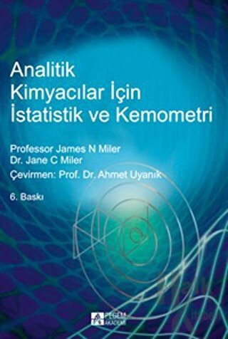 Analitik Kimyacılar için İstatistik ve Kemometri