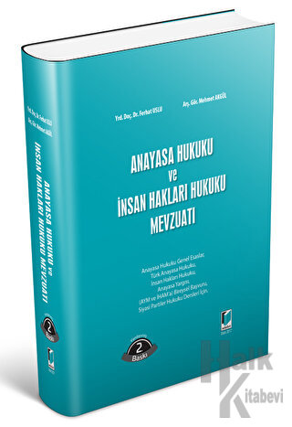 Anayasa Hukuku ve İnsan Hakları Hukuku Mevzuatı (Ciltli)