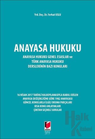 Anayasa Hukuku - Halkkitabevi