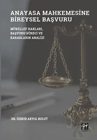 Anayasa Mahkemesinde Bireysel Başvuru - Halkkitabevi