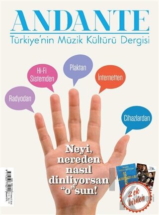 Andante Müzik Dergisi Sayı: 117 Yıl:13 Temmuz 2016