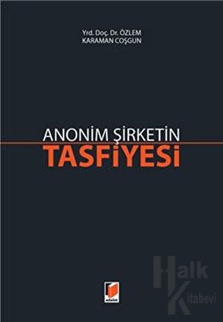 Anonim Şirketin Tasfiyesi (Ciltli)