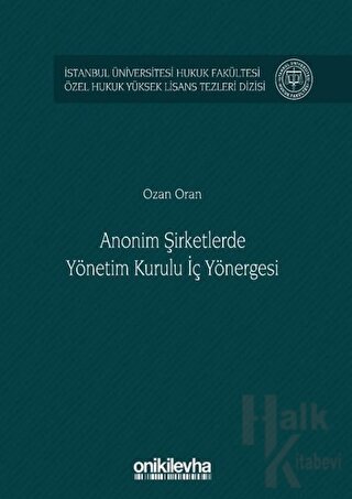 Anonim Şirketlerde Yönetim Kurulu İç Yönergesi (Ciltli)