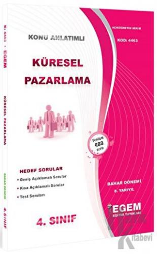 AÖF Küresel Pazarlama Bahar Dönemi 8. Yarıyıl (4463) - Halkkitabevi