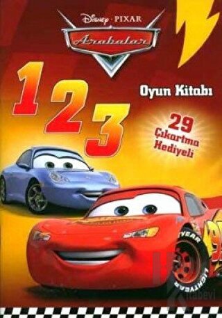 Arabalar 1, 2, 3 Oyun Kitabı (29 Çıkartma Hediyeli)