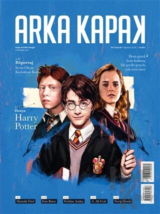 Arka Kapak Dergisi Sayı: 35 Ağustos 2018 (Harry Potter Defter Hediyeli)