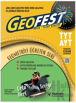 Armada YKS TYT AYT Geofest Orta İleri Seviye Soru Kitabı - Halkkitabev