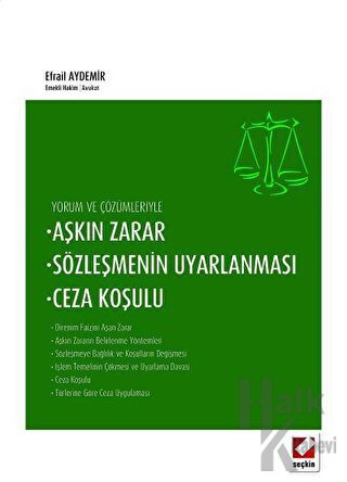 Aşkın Zarar, Sözleşmenin Uyarlanması, Ceza Koşulu - Halkkitabevi