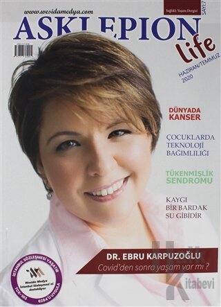 Asklepion Life Dergi Sayı: 7 Haziran -Temmuz 2020 - Halkkitabevi