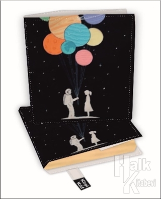 Astronot ve Kız Kitap Kılıfı Kod - L-3322015 - Halkkitabevi