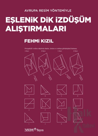 Avrupa Resim Yöntemiyle Eşlenik Dik İzdüşüm Alıştırmaları