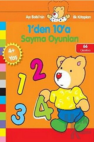 Ayı Bobinin İlk Kitapları - 1'den 10'a Sayma Oyunları - Halkkitabevi