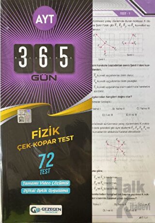 AYT 365 Gün Fizik 72 Yaprak Test