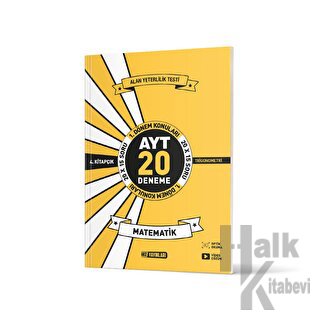 Ayt Matematik 20 Li İlk Dönem Deneme 4.Kitap - Halkkitabevi