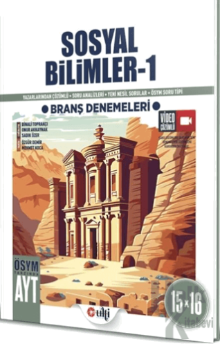 AYT Sosyal Bilimler 1 15 x 16 Branş Denemeleri - Halkkitabevi