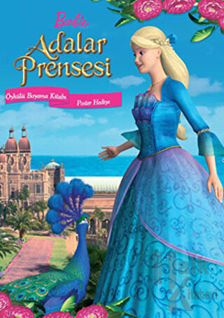 Barbie Adalar Prensesi - Öykülü Boyama Kitabı