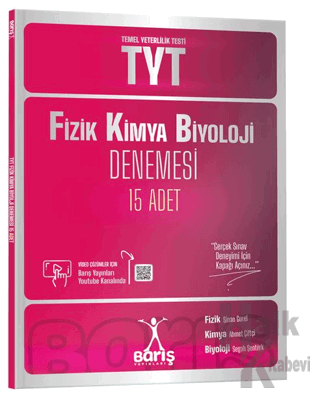 Barış Yayınları TYT Fizik Kimya Biyoloji FKB Denemesi 15 Adet - Halkki