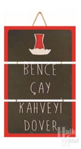 Bence Çay Kahveyi Döver Üçlü Poster - Halkkitabevi