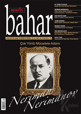 Berfin Bahar Aylık Kültür, Sanat ve Edebiyat Dergisi Sayı: 187 - Halkk