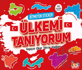 Bitmeyen Sticker - Ülkemi Tanıyorum - Halkkitabevi