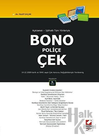 Bono - Poliçe - Çek (Ciltli) - Halkkitabevi