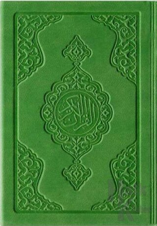 Büyük Cep Boy Termo Deri Kuran-ı Kerim (Fıstık Yeşil, Mühürlü) (Ciltli