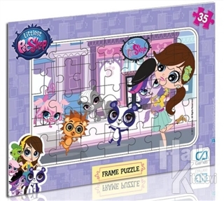 CA Games Littlest Pet Shop - Frame Puzzle 1 - Mor (35 Parça) - Halkkit