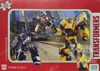 CA Games Transformers - Frame Puzzle 1 - Yeşil (35 Parça) - Halkkitabe