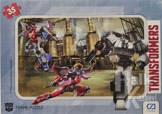 CA Games Transformers - Frame Puzzle 2 - Yeşil (35 Parça) - Halkkitabe