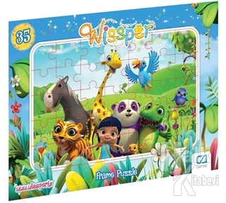 CA Games Wissper - Frame Puzzle 2 - Mavi (35 Parça) - Halkkitabevi