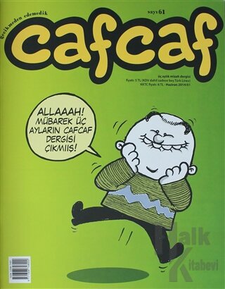 Cafcaf Sayı: 61 - Halkkitabevi