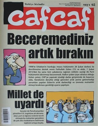 Cafcaf Sayı: 62 - Halkkitabevi