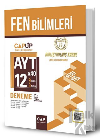 Çap Yayınları AYT Fen Bilimleri 12 X 40 Up Deneme - Halkkitabevi