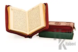 Cep Boy Plastik Kılıflı Kur'an-ı Kerim (Bordo Renk) (Ciltli)